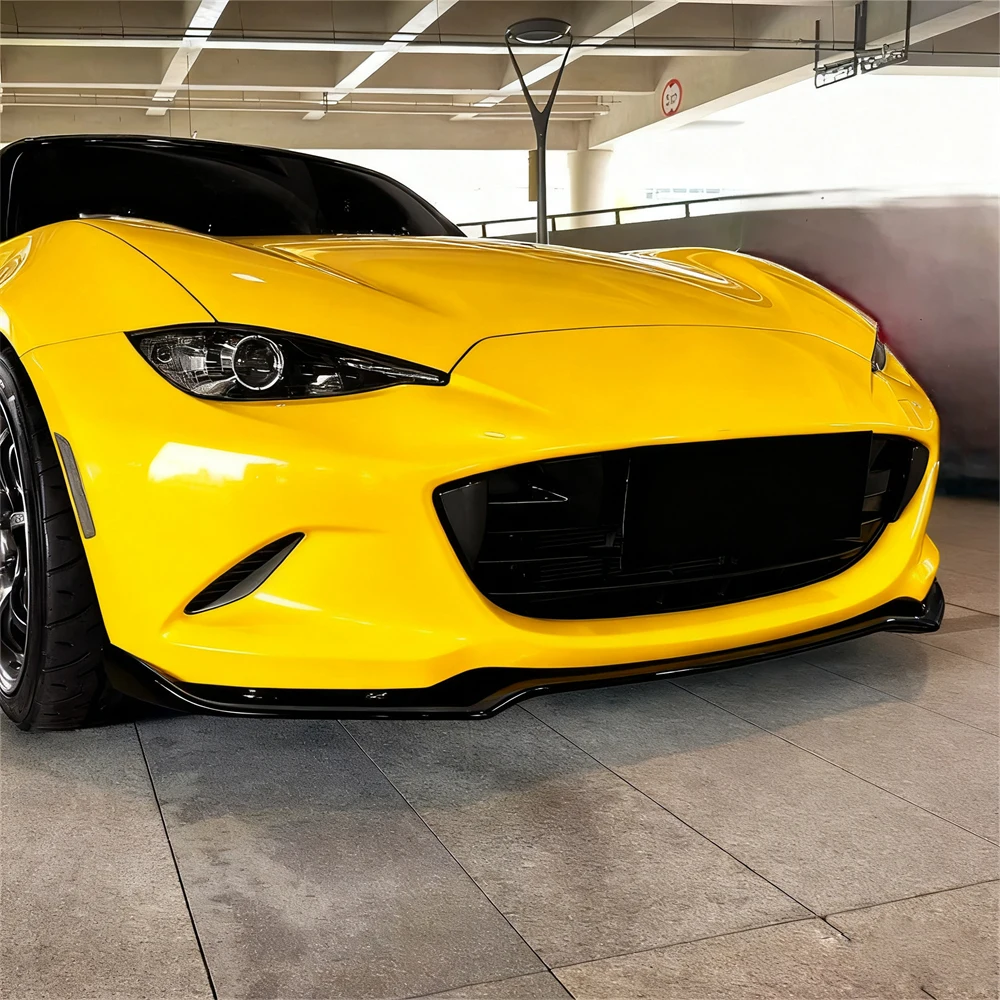 

For Mazda MX-5 MX5 Miata ND 2016 To 2025 2-Door Front Bumper Spoiler Lip Diffuser Splitter Exterior Accessories Protector Tuning