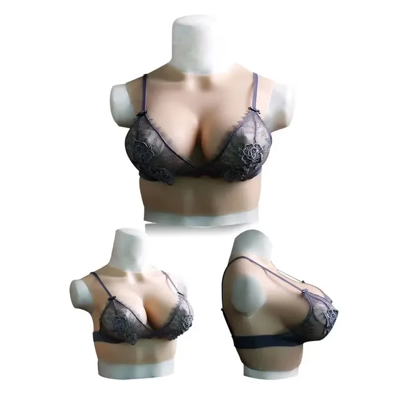 

Silicone Breast Forms Realistic Nipples for Transgender Crossdresser Drag Queen Cosplay Bodysuit Chest Shaping Fake Tits