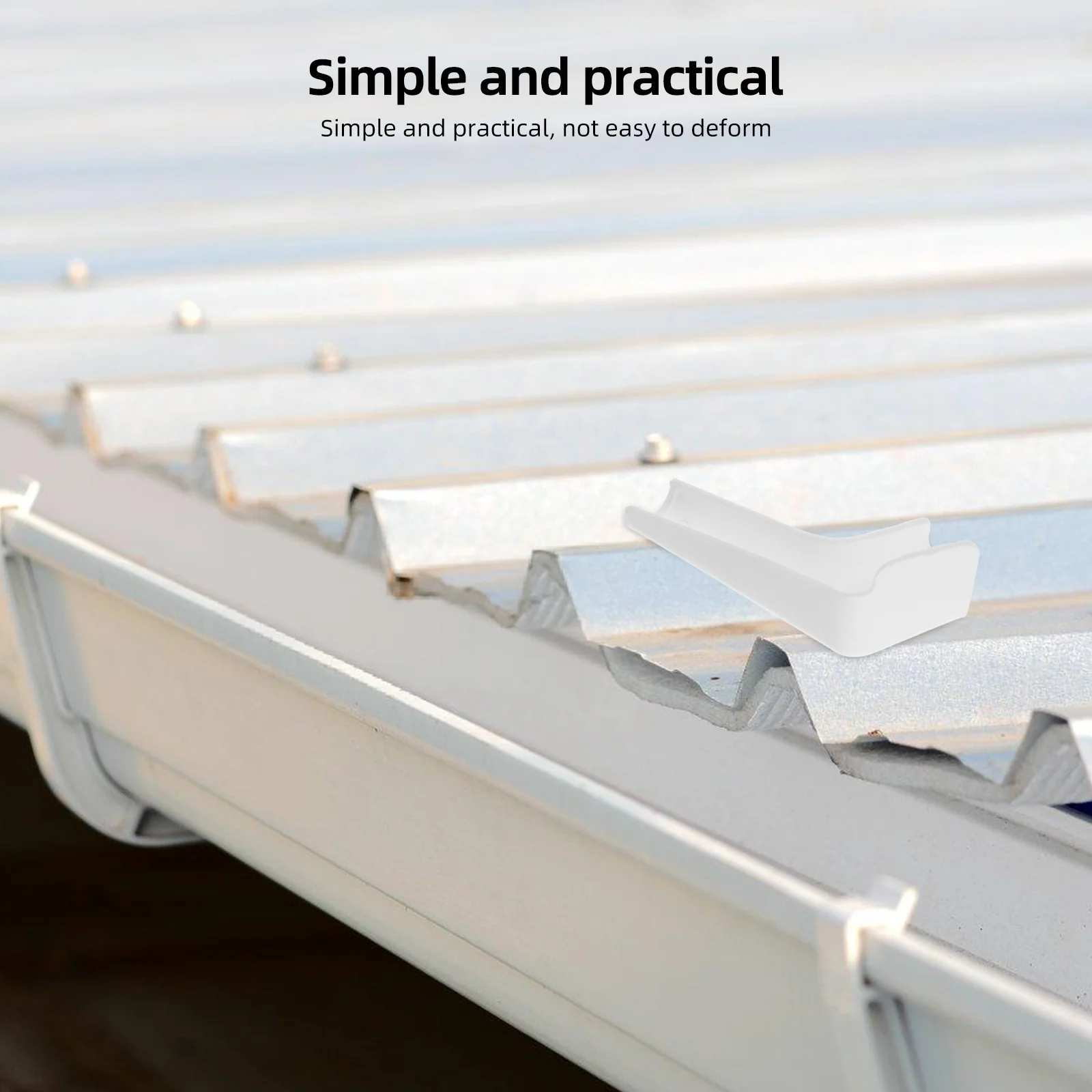 

4Pcs Roof Gutter Extensions for Rv Efficient Rainwater Drainage Solution Heavy Duty Weather Resistant Rv Gutter Spout Extensions