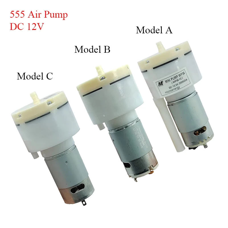 

DC 12V Micro 555 Air Pump Large Flow 555 Vacuum Pump