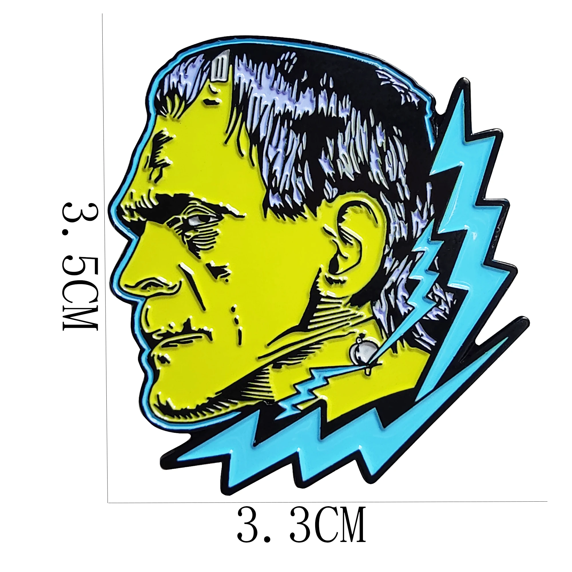 مونستر هيرمان الرعب مصاص دماء المينا دبوس التلبيب بروش شارة معدنية مجوهرات اكسسوارات