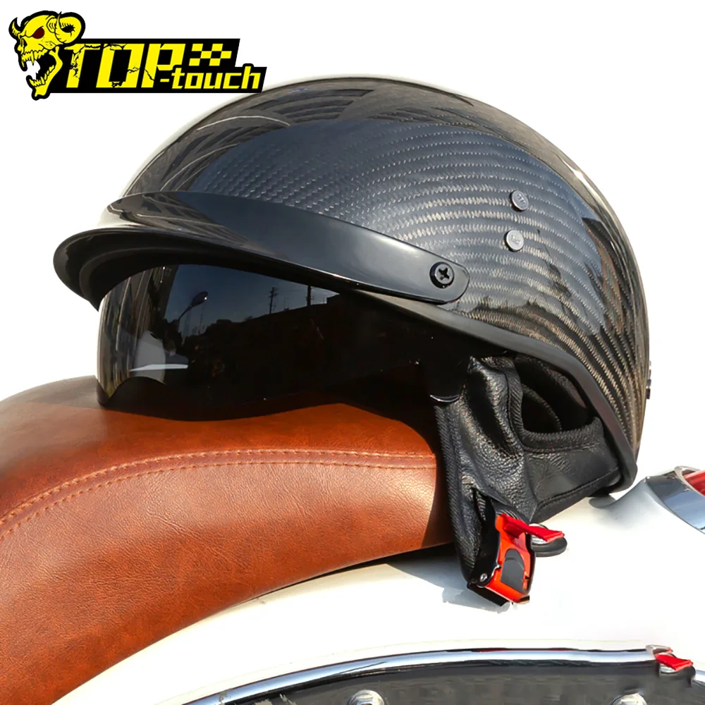 

Moto Vintage Motorcycle Helmet DOT Certification Men Women Cycling Helmet Outdoor Sports Riding Cycling Retro Helmet Capacete