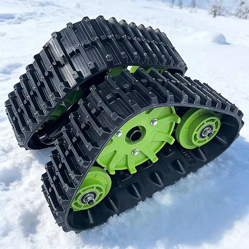 

Комплект для самостоятельной сборки электрического го-карта: заднее колесо-гусеница для переоборудования снегохода, резиновое колесо-снегоход для пляжного квадроцикла, система привода для тележки