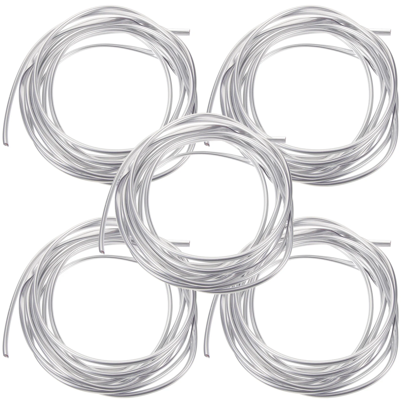 

5pcs 5 Rolls Car Door Edge Guard Anti-Collision Strip Pvc Waterproof Sticker Glossy Finish Durable Vehicle Door Protective Trim