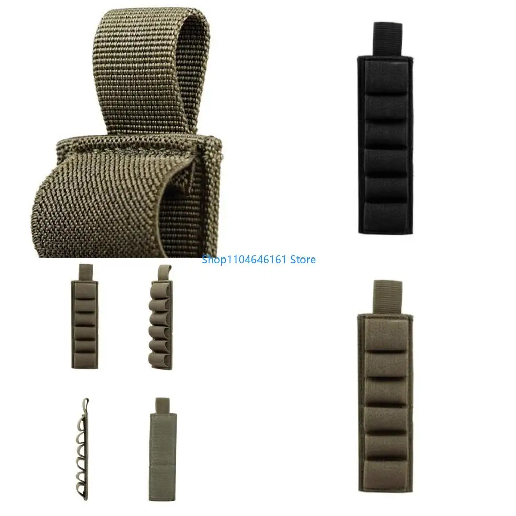 6 Round Shotguns Shell Holder Holder with Adhesive Backing Sticker