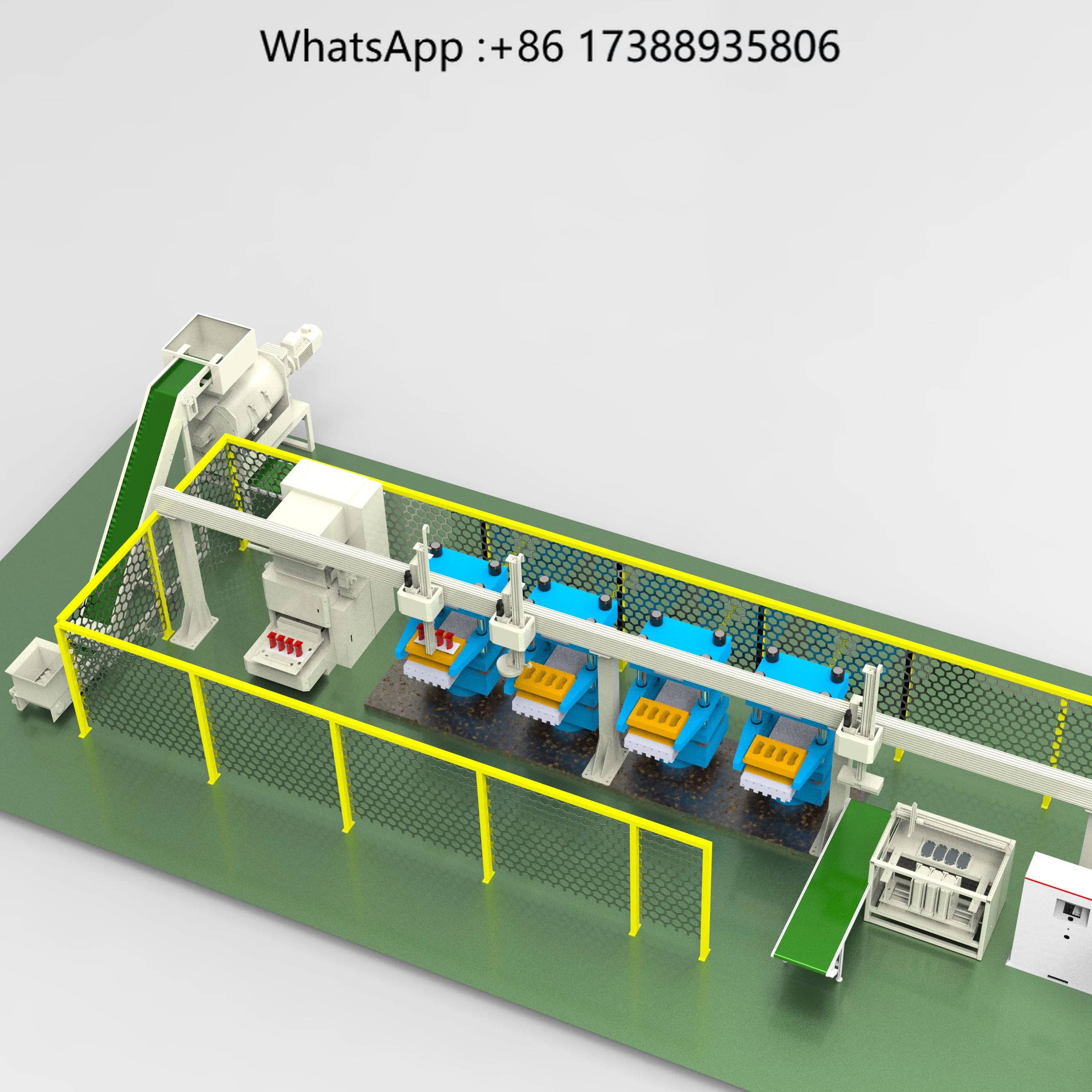 New Automatic 500t Four-Station Commercial Brake Pads Production Line Machine for Car Brake Pads Making