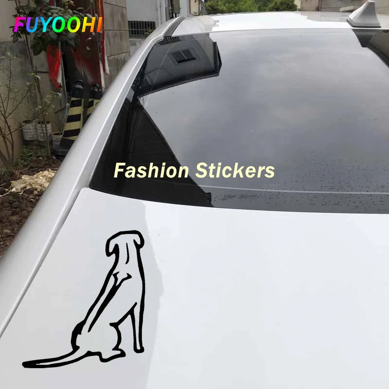 FUYOOHI Fashion Sticker Upgrade Your Car Look with Rhodesian Ridgeback Dog Window Bumper Styling Auto Decoration Stickers