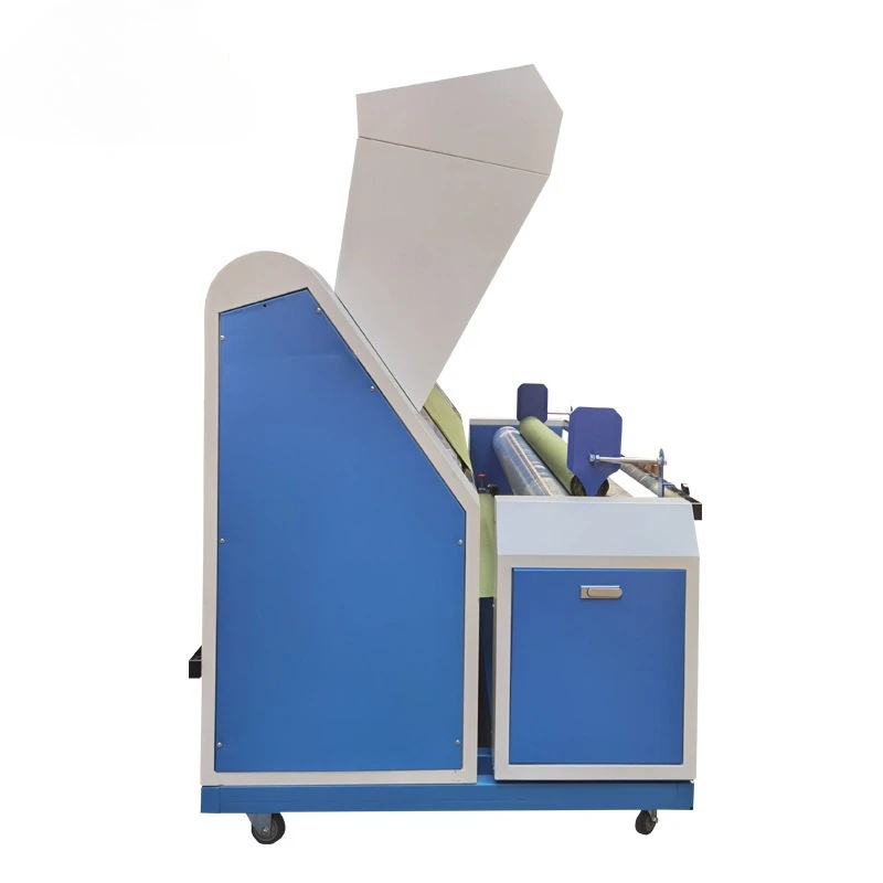 Automatic electric eye edge-to-edge cloth inspection machine needle-woven garment fabric rolling machine deviation