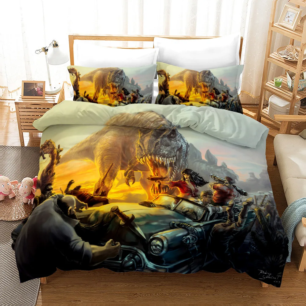 single duvet dinosaur quilt cover double