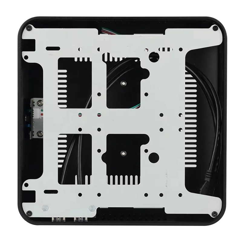 

Полностью алюминиевый корпус Mini HTPC Чехол Mini ITX Чехлы Компьютерный игровой ПК Настольный чехол с 8-контактным блоком питания PSU-N36R