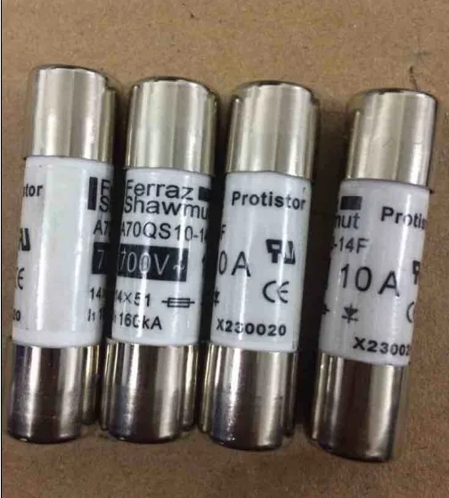 Fuses:  A70QS10-14F  10A 700V  X230020  / A70QS12-14F  12A   / A70QS16-14F  16A  / A70QS20-14F  20A  A70QS25-14F  25A  A230023