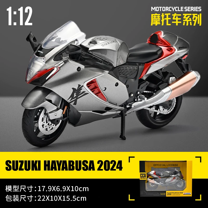 1:12 Suzuki Hayabusa Metal Diecast Model Car