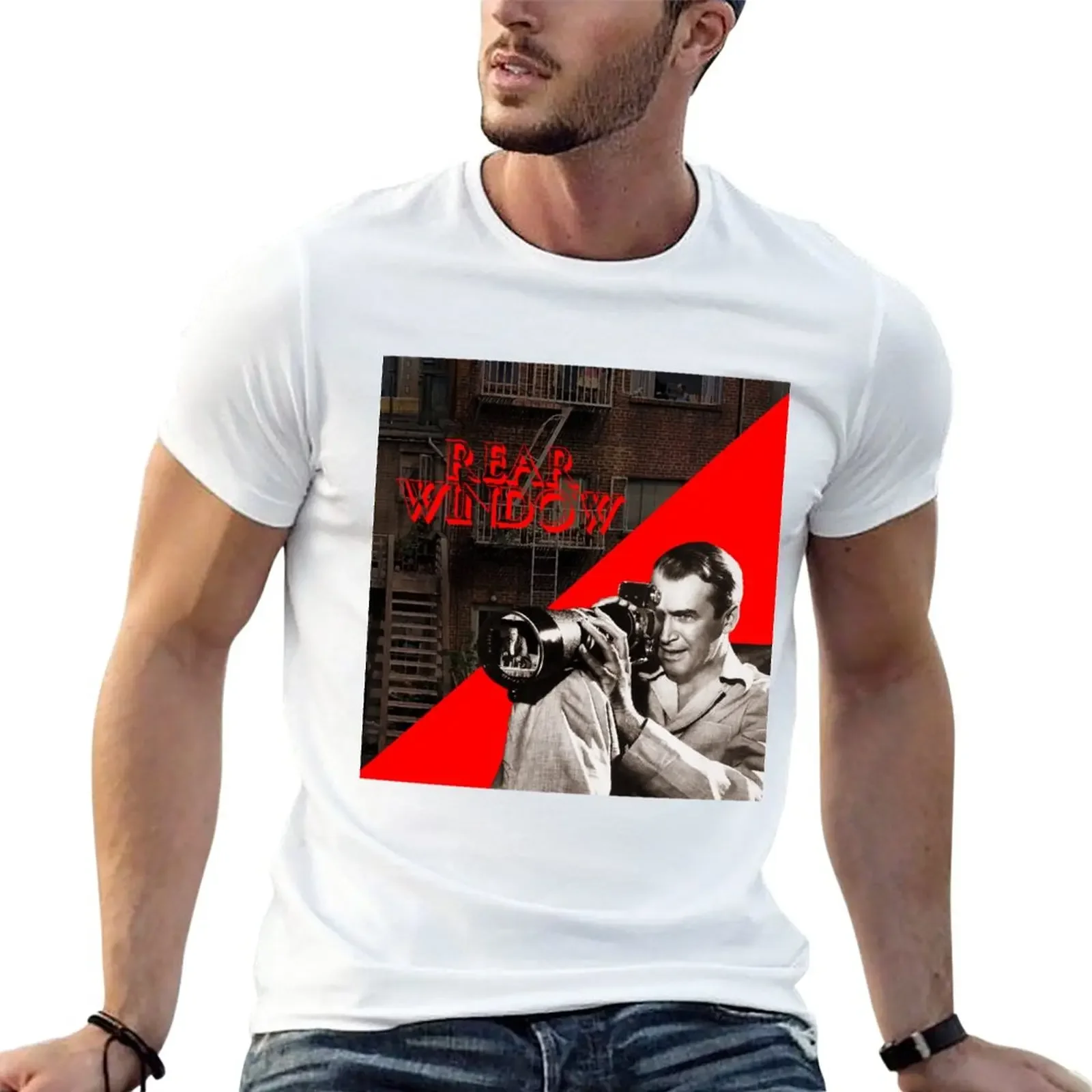 

New Rear Window T-Shirt shirts graphic tee rapper graphic tees oversizeds black t shirts for men