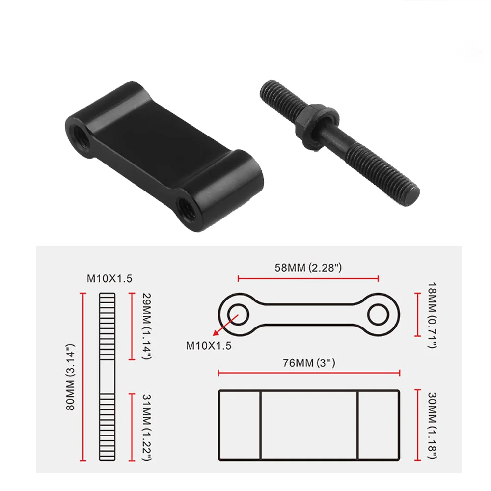 

Power Car ASR Style Dog Bone Shifter Relocator Extender Adjustable Shift Lever For Honda Acura