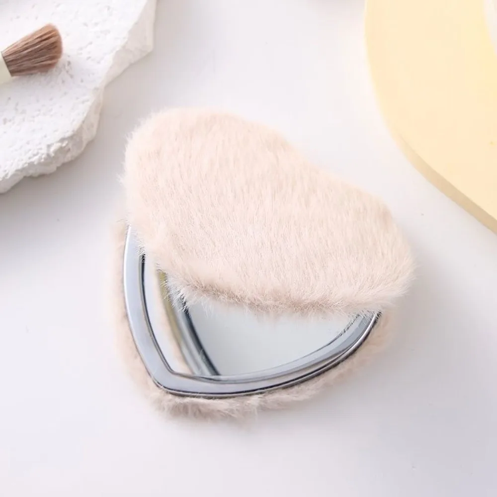 Espelho de Maquiagem Dobrável Dupla Face Mini Portátil de Bolso para Viagem, Espelho de Mão Elegante, Presente de Dia dos Namorados, Espelho Cosmético para Estudantes