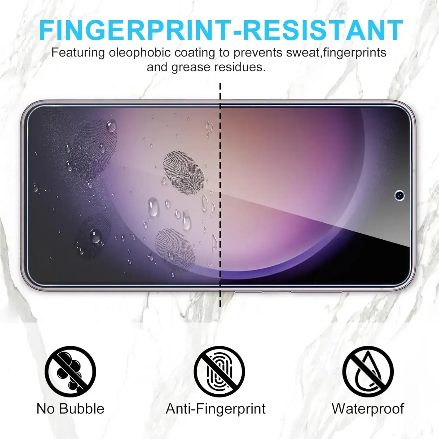 1/4Piece Protective Tempered Glass film For Samsung Galaxy S24 FE Screen Protector