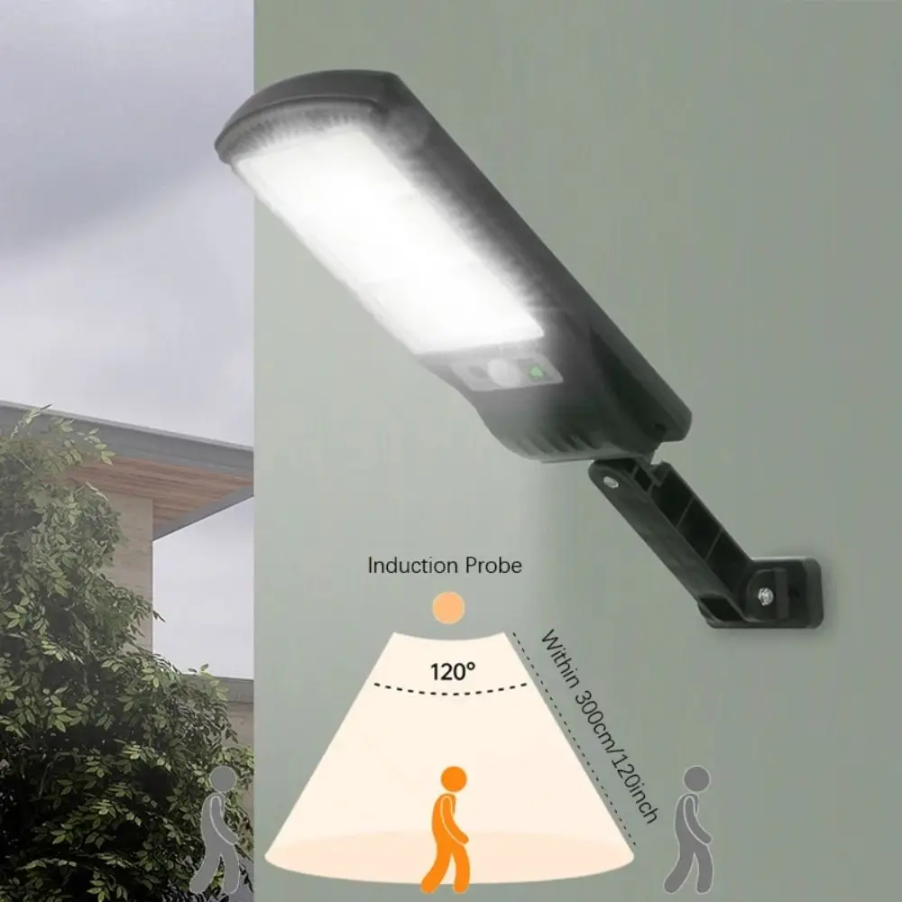 Waterproof Wall Light Solar Powered Durable Motion Sensor Light 3 Lighting Mode COB Lamp Security Wall Lighting Garden
