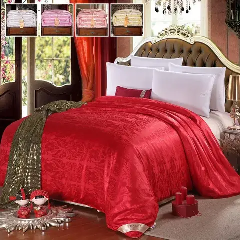 Couette en soie d'été et d'hiver, couette en soie chinoise, violet, gris, vert, coloré, remplissage de couette, couverture en soie naturelle/muisier