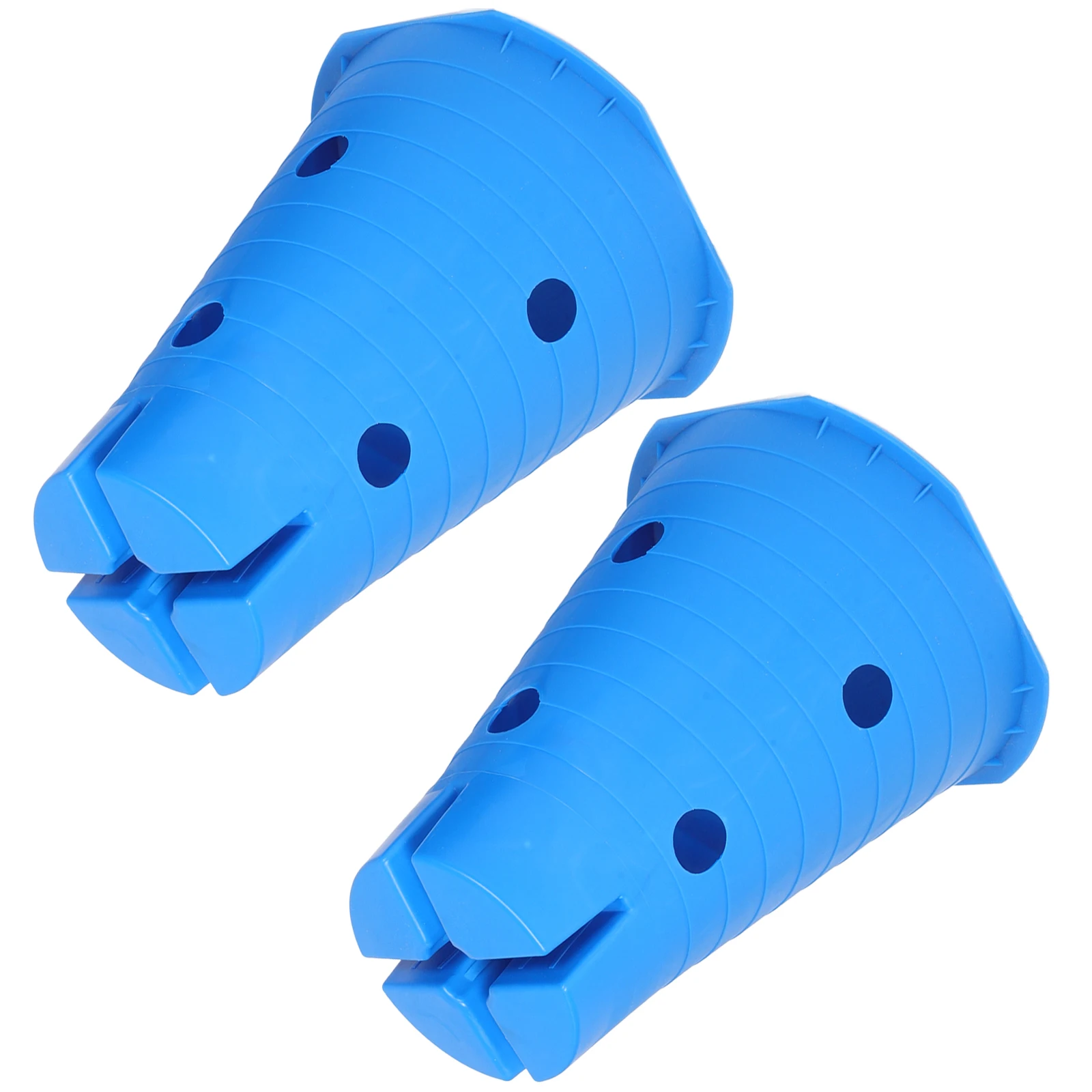 

2 pcs Small Hurlbasketball Logo Bucket Child Plastic Dog Agility Equipment Soccer Cone Foot Training Supplies Kids Football