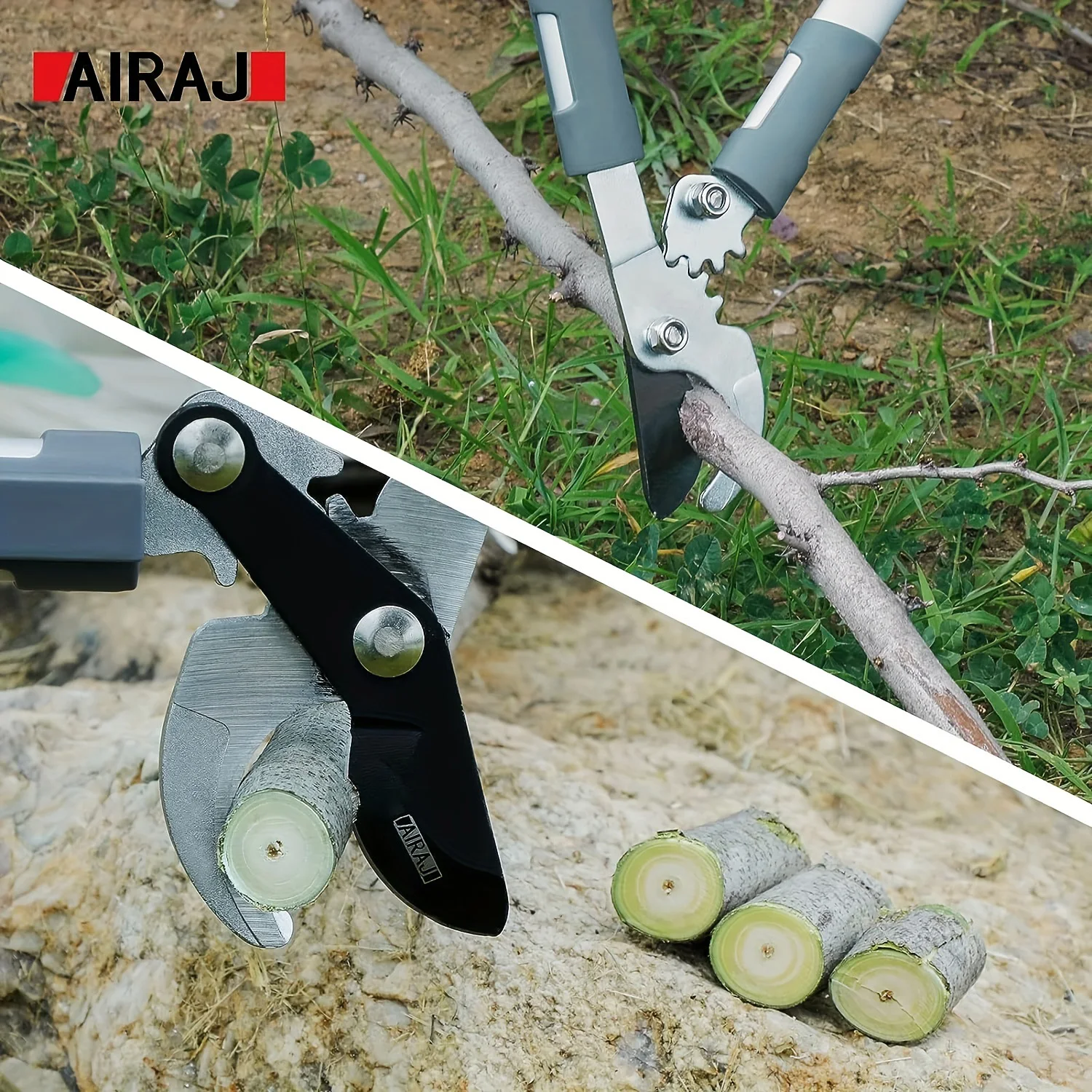 AIRAJ Pruning Shears Professional Pruner Garden Bonsai Plants Farm Home Pruning Equipment Coarse Branch Cut Hand Gardening Tools