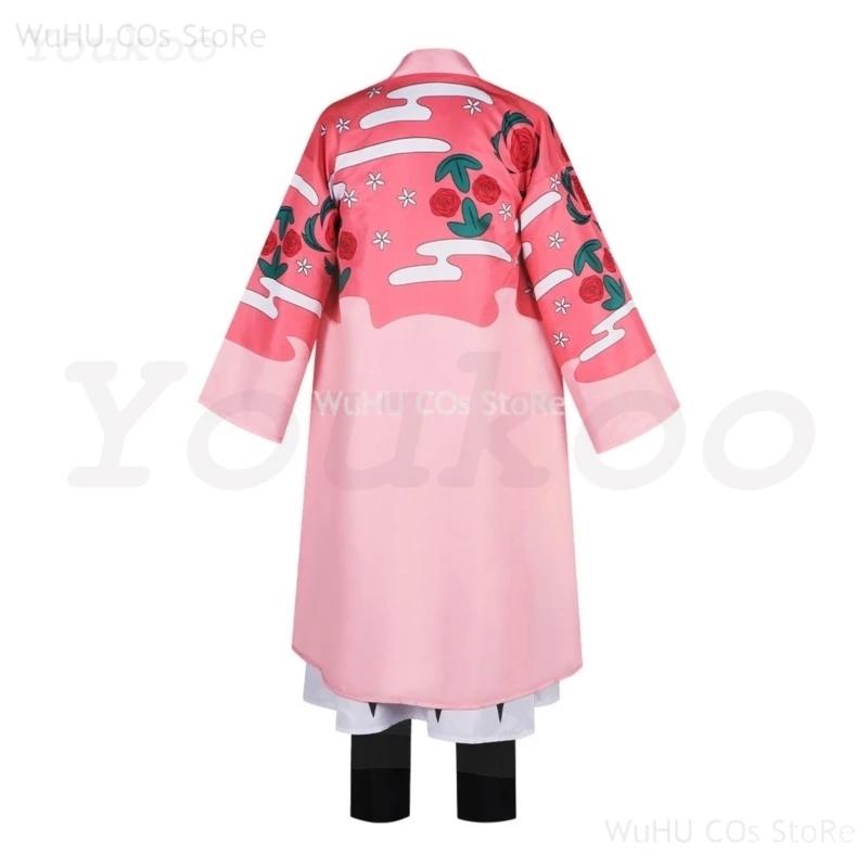 Anime Bleach Cos Thousand Year Blood War Arc Captain Kyoraku Shunsui Cosplay Costume Men Kimono Costume Halloween Roleplay Suit