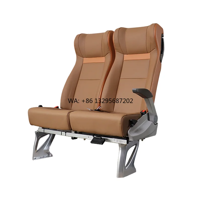 

VST Luxury Double Bus Seat for Passenger Cars Comfortable Rear Seat Adjustable Belt Horizontally Moveable Left Right