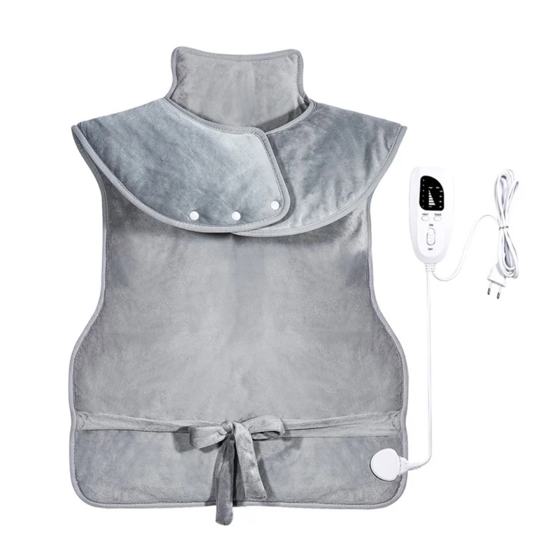 

Носимая электрическая грелка из дышащего флиса, автоматическое отключение и настраиваемый уровень нагрева, нагревательная шаль