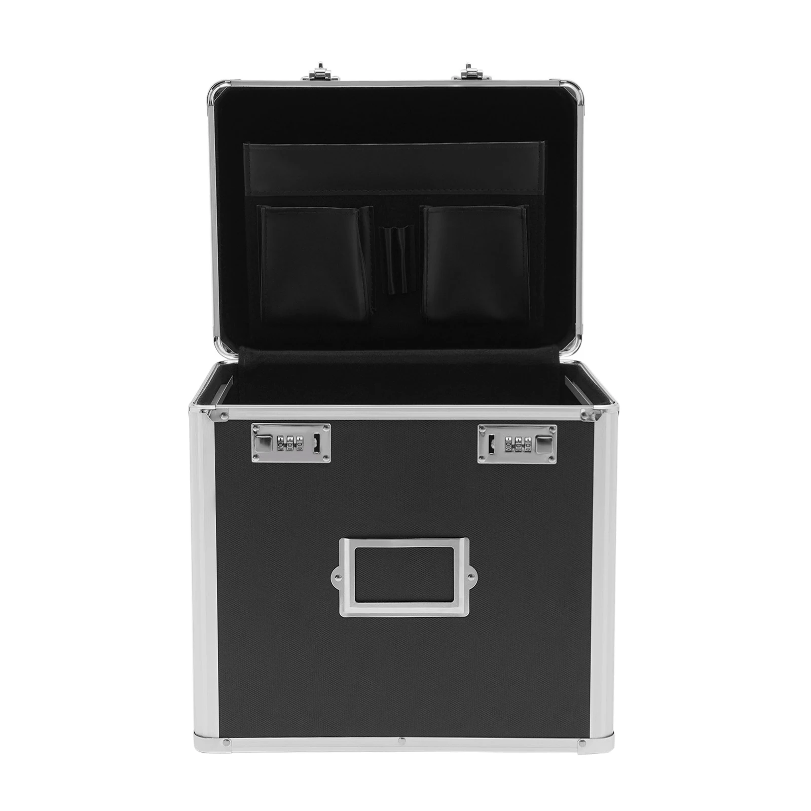 Portable Fireproof Document File Organizer Box Papers Storage Filing Cabinet Lock Safe Box Waterproof For Homes Offices Schools