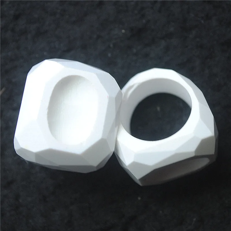 1PC Natural White Jade Men Rings For Finger Wearring 17MM Hole Diameter 3 Colors Choice Free Shippings