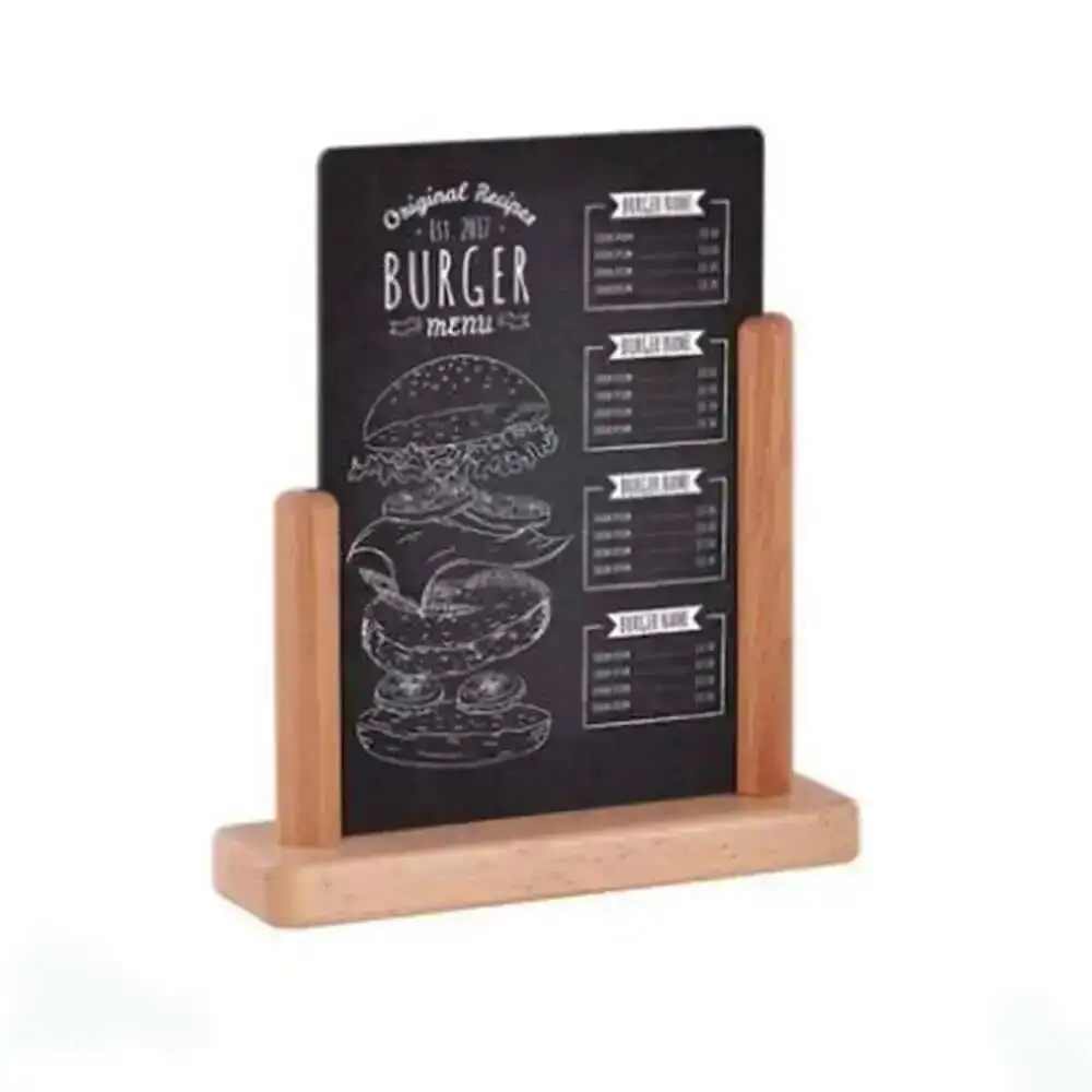 

Доска для рукописных сообщений, настольная табличка, рекламная вывеска, деревянная декоративная подставка для письма