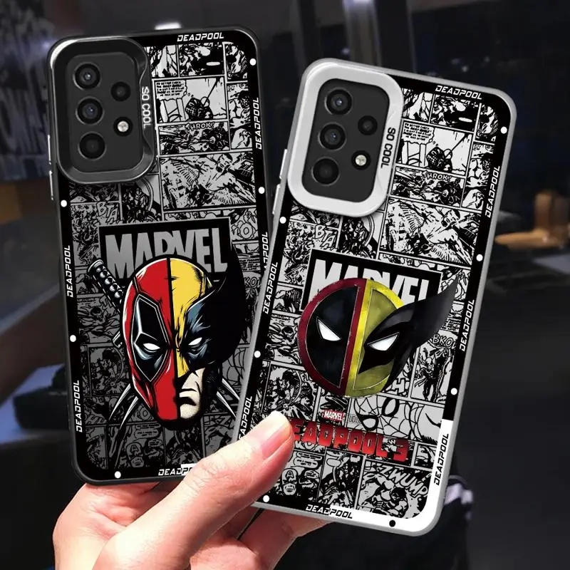 Wolverine Deadpool Brothers phone cases for Samsung Galaxy A34 A23 A15 4G A35 A52 A54 5G A32 A13 A55 A33 funda Back Shell Cover