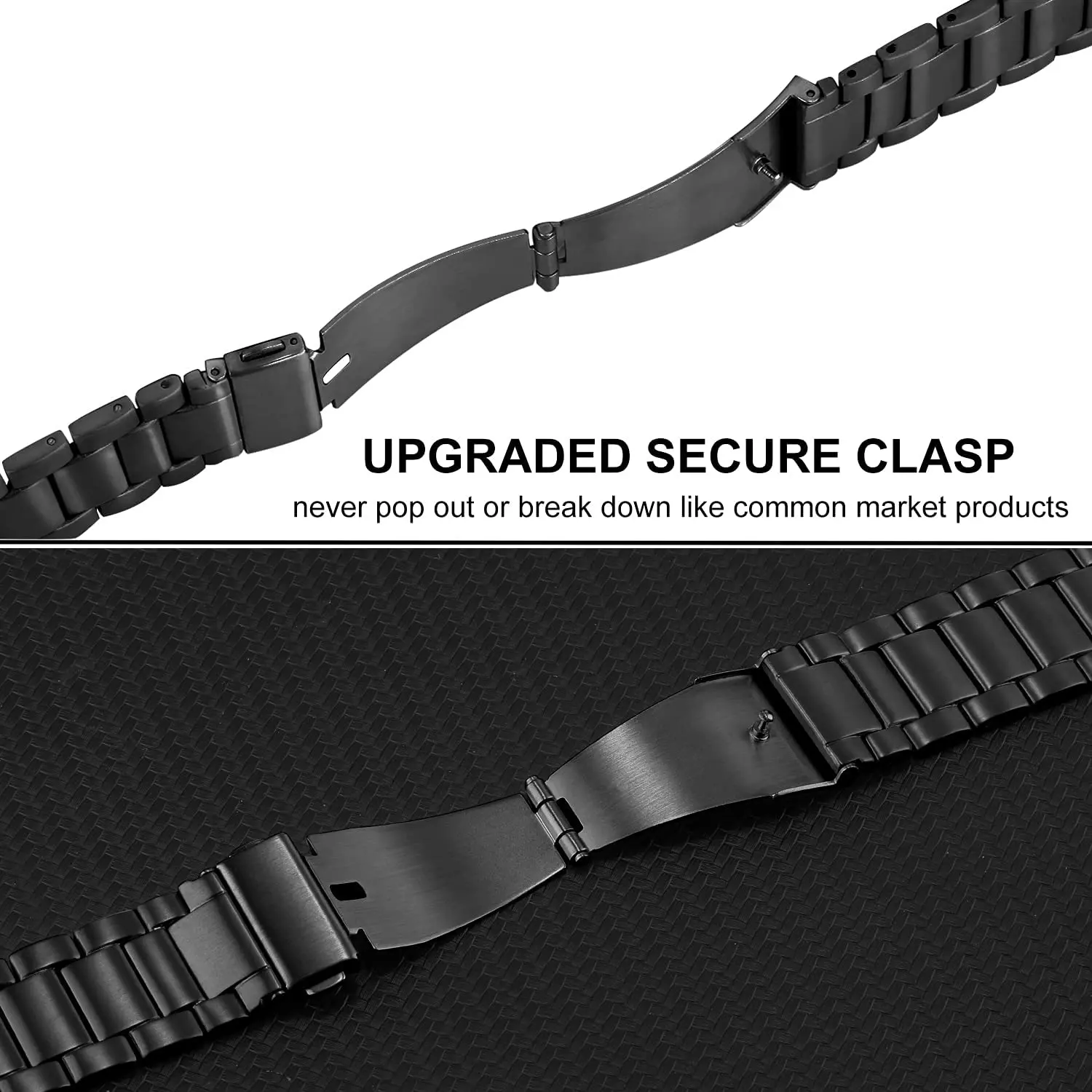 Titanium Metal Strap for Huawei Watch 3 Band GT 2 Pro GT2 for Samsung Watch 4 5 40mm 44mm Luxury Business Bracelet Wristband