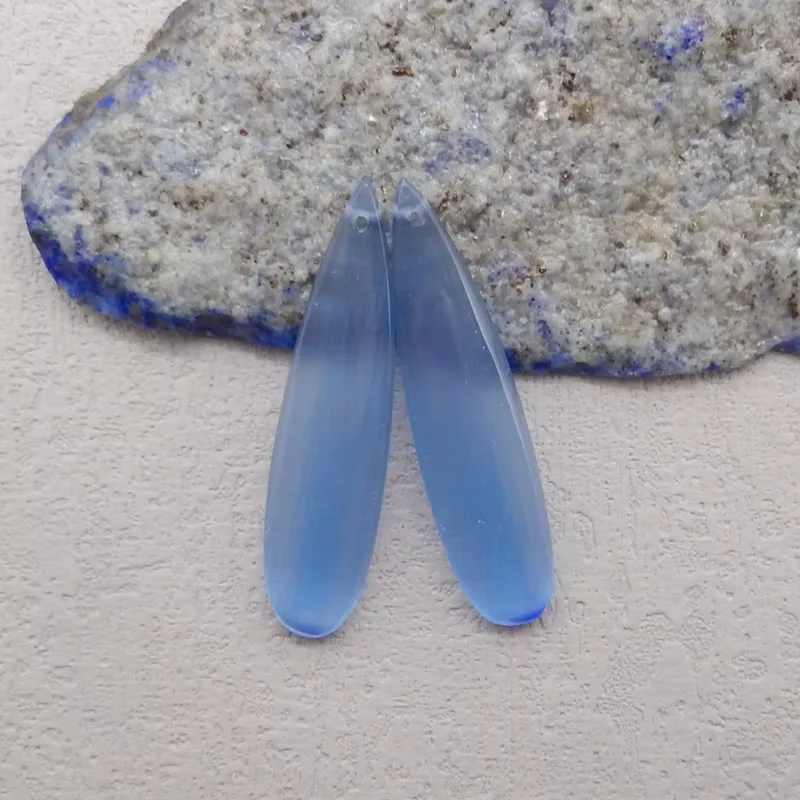 Semiprecious Stones Jewelry Cymophane Earring Bead,Water Drop Earrings Accessories For Women