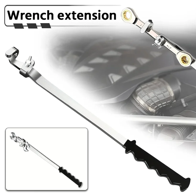 

50cm Wrench Extension Rod, Wrench Extension Rod, Enhanced Leverage Design, Thickened And Lengthened Handle, Car Repair Tool