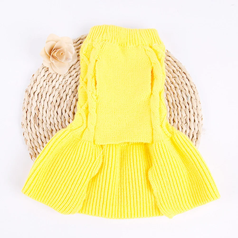 

1pc Dog Spring Sweater Stylish Checked Knitted Blazer Comfortable Pet Fashion Wear For Puppy Small Breed Wool Dress Holiday