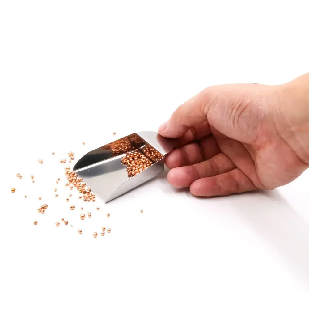 Mini Jewelry Shovel Small Steel Scoop Spatula for Jewelry Making Crafts Gemstone Beads Powder Tool Gold Panning Mining Equipment