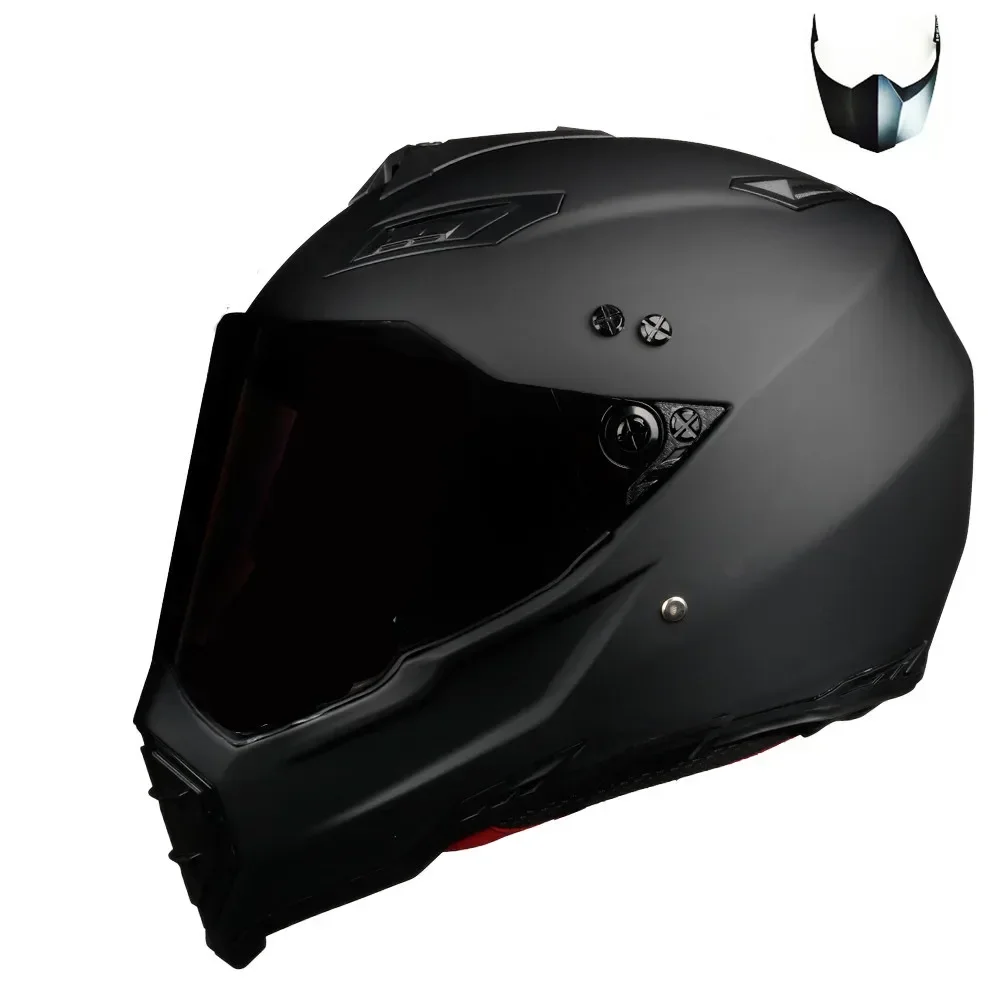 Professional Motocross Helmets, Off Road, Matte Black Dot, DOT CE