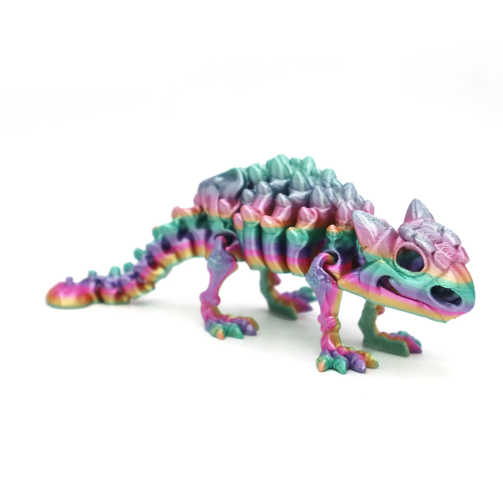 

15cm 3D Printed Dragon Children Toy Movable Joint Crafts Ornaments Creative Handmade Jinjia Dragon Animal Model Kids Action Toy