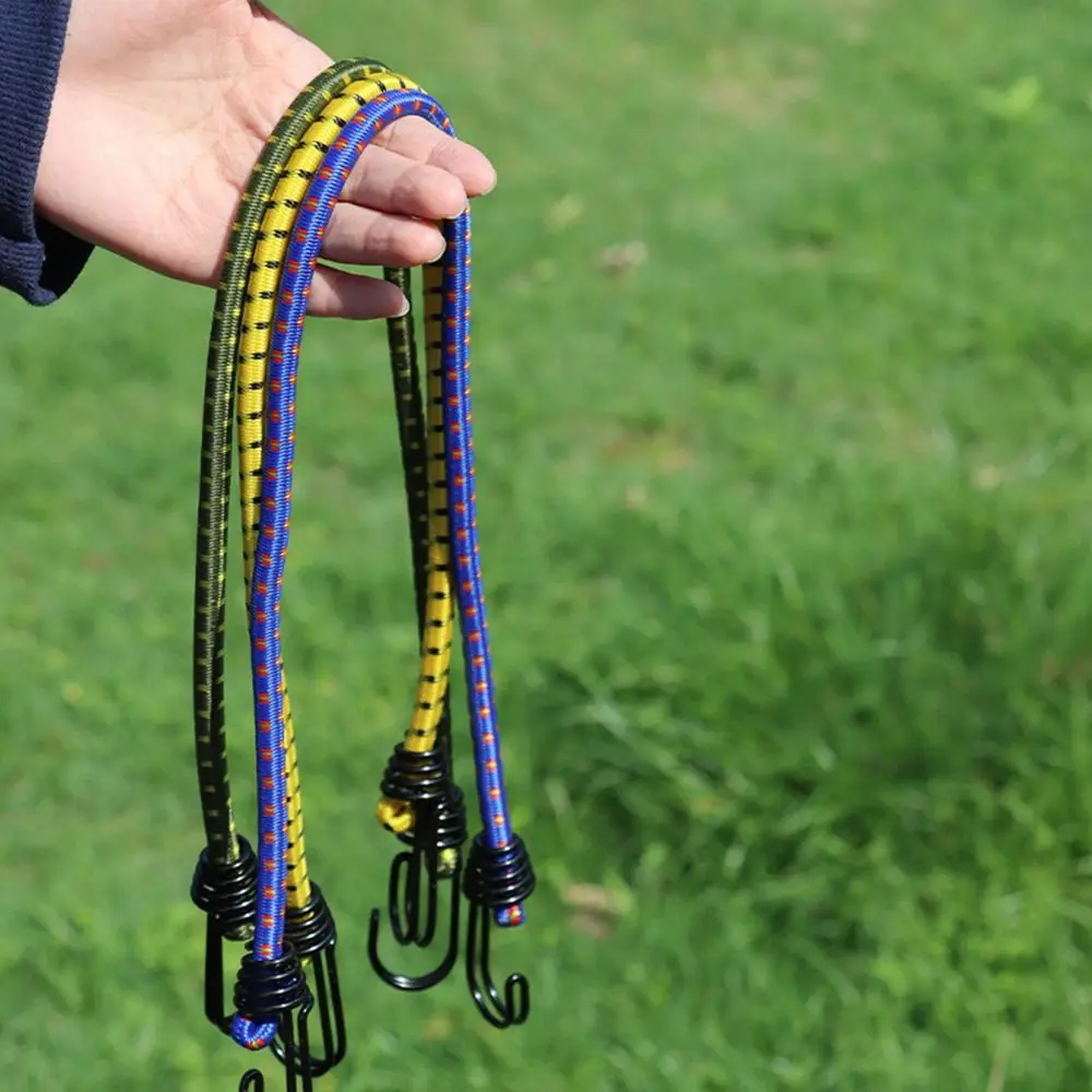 Heavy Duty Elastic Bungee Cords Multi-functional 60cm(23inch) Bungie Cord Bundle Multi-color Elastic Rope Straps Outdoor