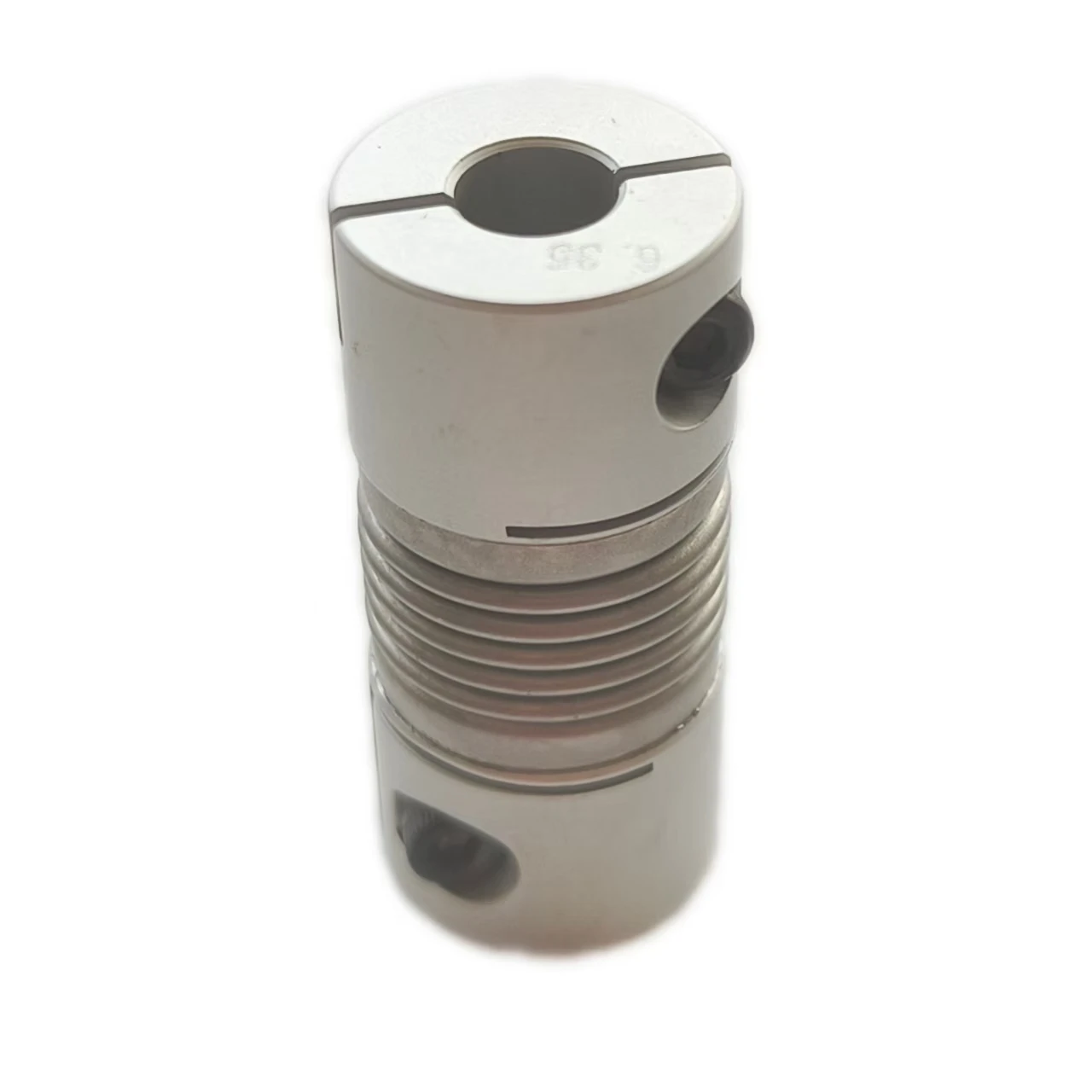 XF6-16C Flexible Bellows Coupling Clamp Screw Fixed Corrugated Type Shaft Coupler for CNC Machinery Parts