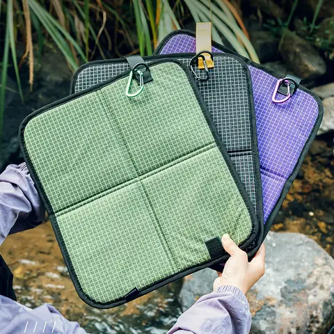 Foldable Camping Sitting Mats Waterproof  Anti-Moisture Oxford Cloth Sitting Pad for Picnic Travel Hiking Ultralight Seat Pad