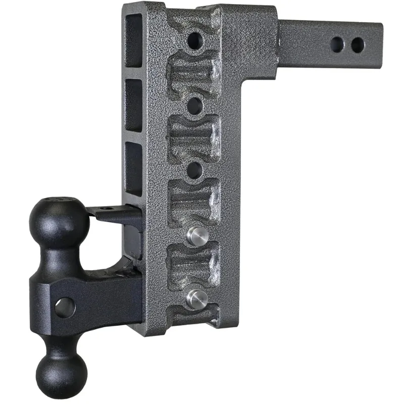 2-Inch double ball head adjustable trailer hook 10-inch drop trailer accessory