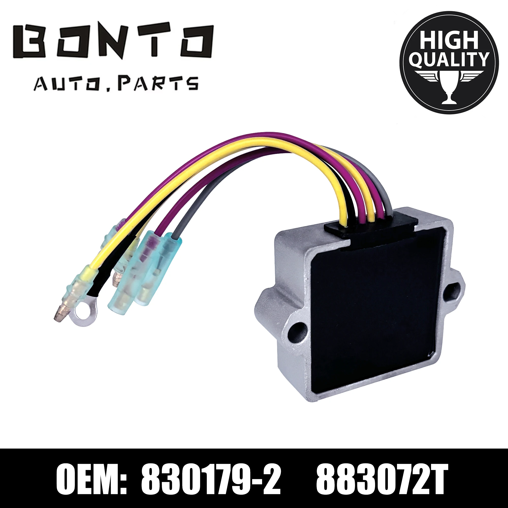 BONTO 6-wire Voltage Regulator Rectifier For Mercury Mariner Outboard Replace 830179-2 815279-3 815279-5 883072T