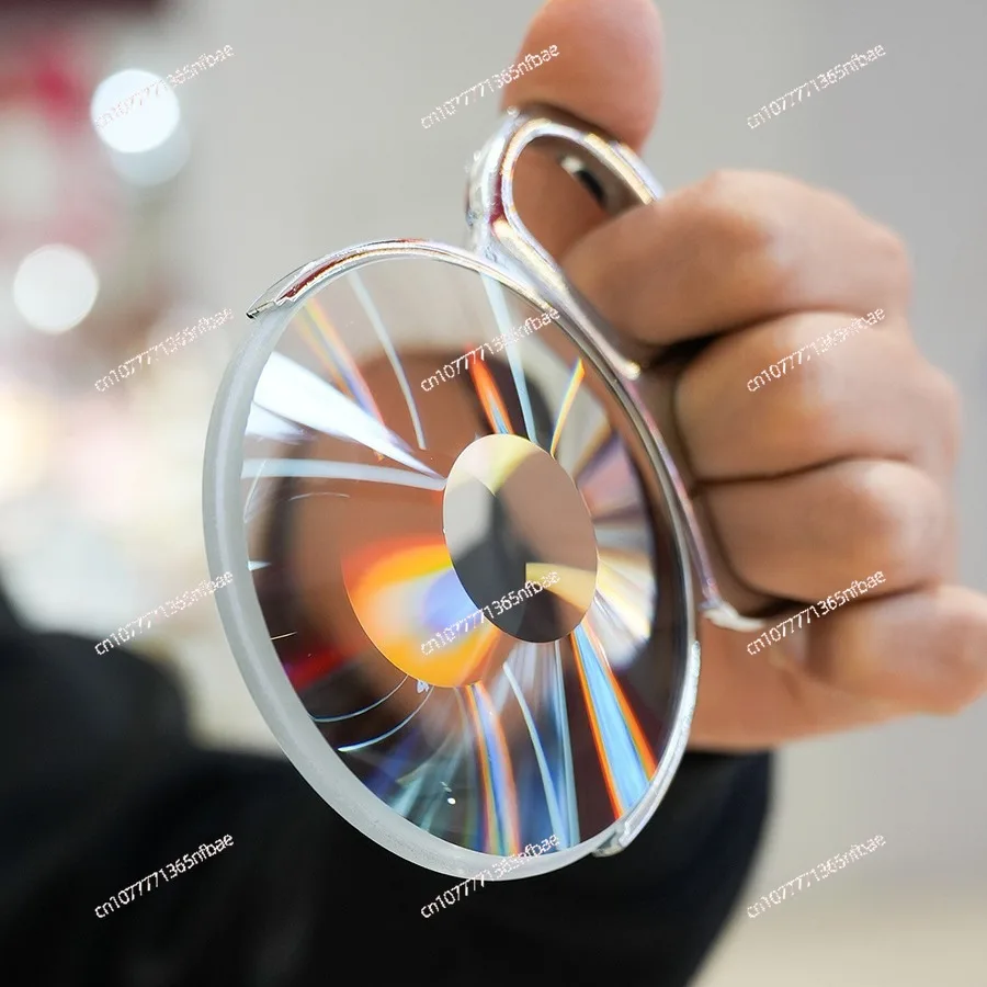 90mm Handheld Vortex Halo Effect Filter - Foreground Blur Prop for DSLR Mirrorless Camera Cinematic Lens Accessories