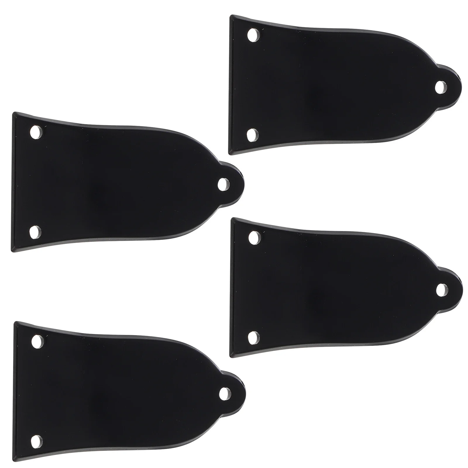

4Pcs Electric Guitar Truss Rod Covers Black Bell Shape Replacement Parts Repair Accessories Guitar Truss Rod Cover Plate