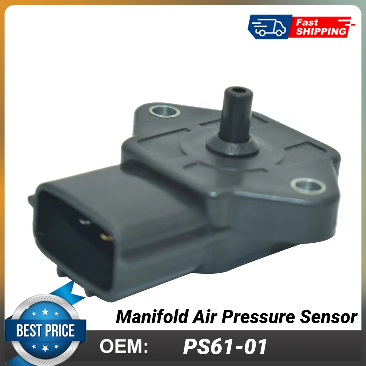 MAP Manifold Air Pressure Sensor PS61-01 PS6101 For NISSAN Altima Frontier Maxima Sentra, INFINITI I30 Q45, MERCURY Villager