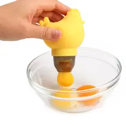 Creative Cute Egg Separator, Household Kitchen Tools, Egg White and Yolk Separator, Liquid Silicone Separator, Creative Baking T