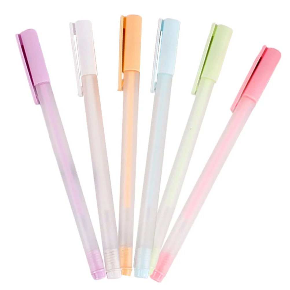 6 Pcs Ball Point Glue Pen Office Accessories High Capacity Crafting Pens Sticks