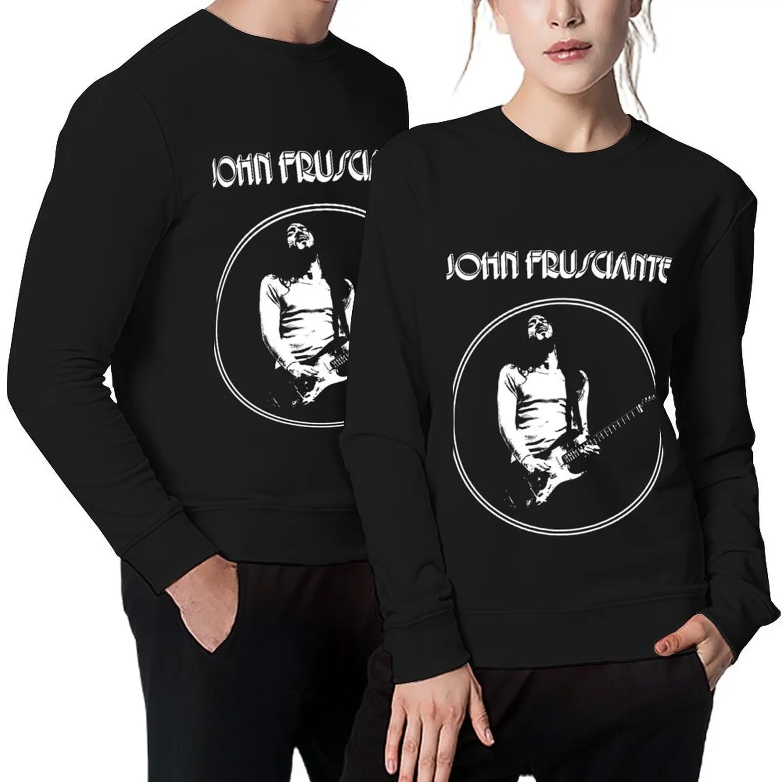 

JOHN FRUSCIANTE Pullover korean clothes korean style clothes men's autumn clothes anime clothing new sweatshirts