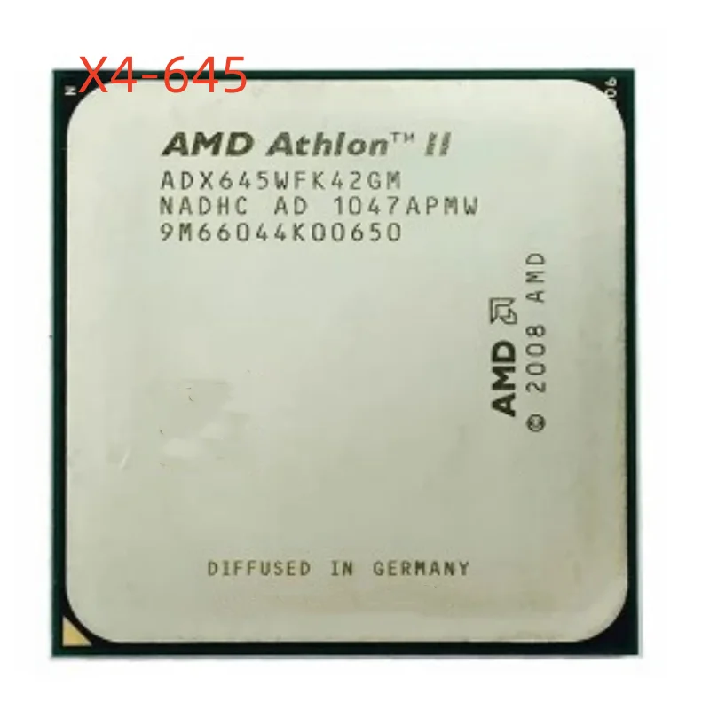 Athlon II X4 645 X4-645 X645 Quad-Core CPU 3.1G ADX645WFK42GM Socket